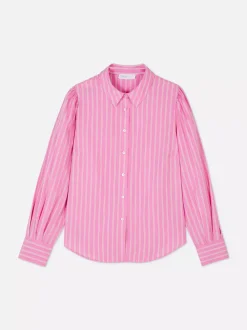 Primark Koszule I Bluzki<Bluzka w paski z marszczonymi rękawami