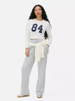 Primark Topy I T-Shirty<Bluzka w prążki z długim rękawem i okrągłym dekoltem