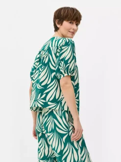 Primark Koszule I Bluzki<Bluzka ze wzorem w liście