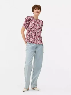 Primark Koszule I Bluzki<Bluzka z krótkim rękawem w kwiaty