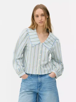 Primark Koszule I Bluzki<Bluzka z muszelkowym kołnierzykiem Paula Echevarria