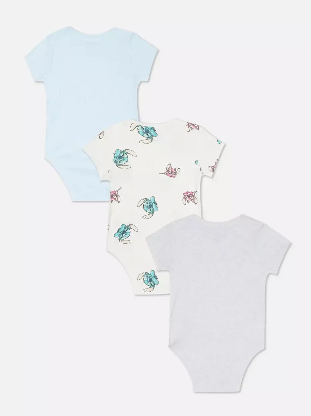 Primark Body I Koszulki Bez Rękawów|Body I Koszulki Bez Rękawów<Body z motywem Sticha Disneya, 3 szt.
