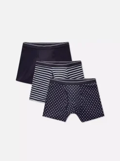 Primark Bielizna<Bokserki ze wzorem w kropki i w paski, 3 pary