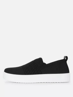 Primark Buty Sportowe|Odzież Domowa I Na Siłownię<Buty sportowe z dzianinową prążkowaną cholewką