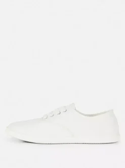 Primark Buty Sportowe|Odzież Domowa I Na Siłownię<Buty sportowe z haftem na płaskiej platformie
