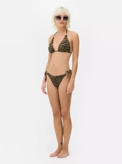 Primark Stroje Kąpielowe I Plażowe<Błyszcząca trójkątna góra od bikini w zeberkę