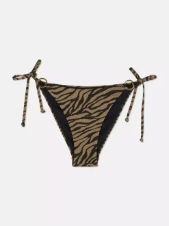 Primark Stroje Kąpielowe I Plażowe<Błyszczący dół od bikini w zeberkę