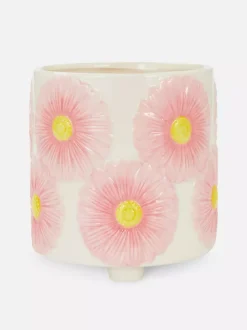 Primark Doniczki I Kwietniki<Ceramiczna doniczka z motywem kwiatowym