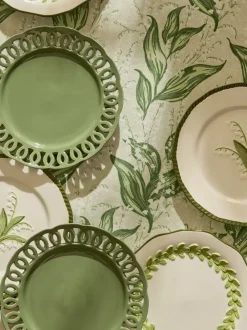 Primark Zastawa Stołowa<Ceramiczny talerzyk z ozdobnymi wycięciami