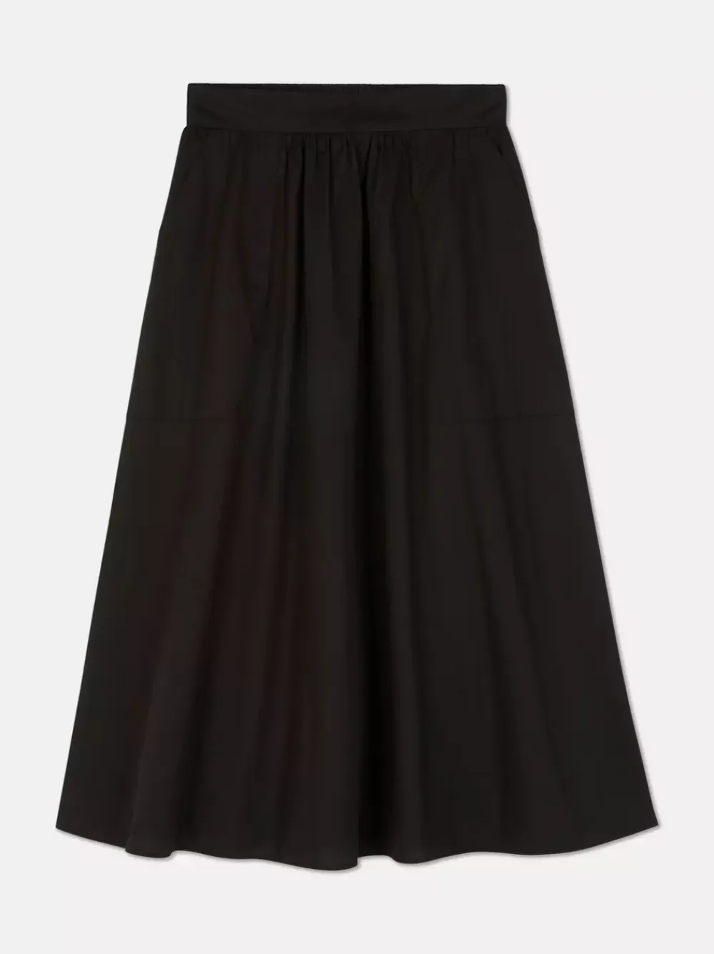 Primark Spódnice<Czarna spódnica midi z wysokim stanem The Edit