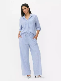 Primark Koszule I Bluzki<Dżersejowa koszula oversize w paski