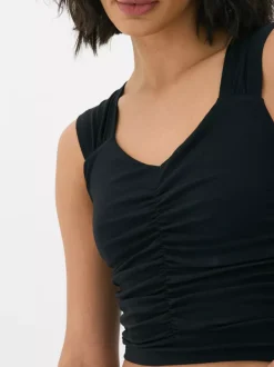 Primark Topy I T-Shirty<Dżersejowa koszulka bez rękawów z marszczeniami