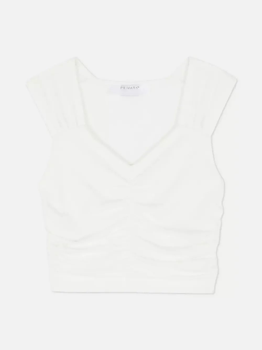 Primark Topy I T-Shirty<Dżersejowa koszulka bez rękawów z marszczeniami
