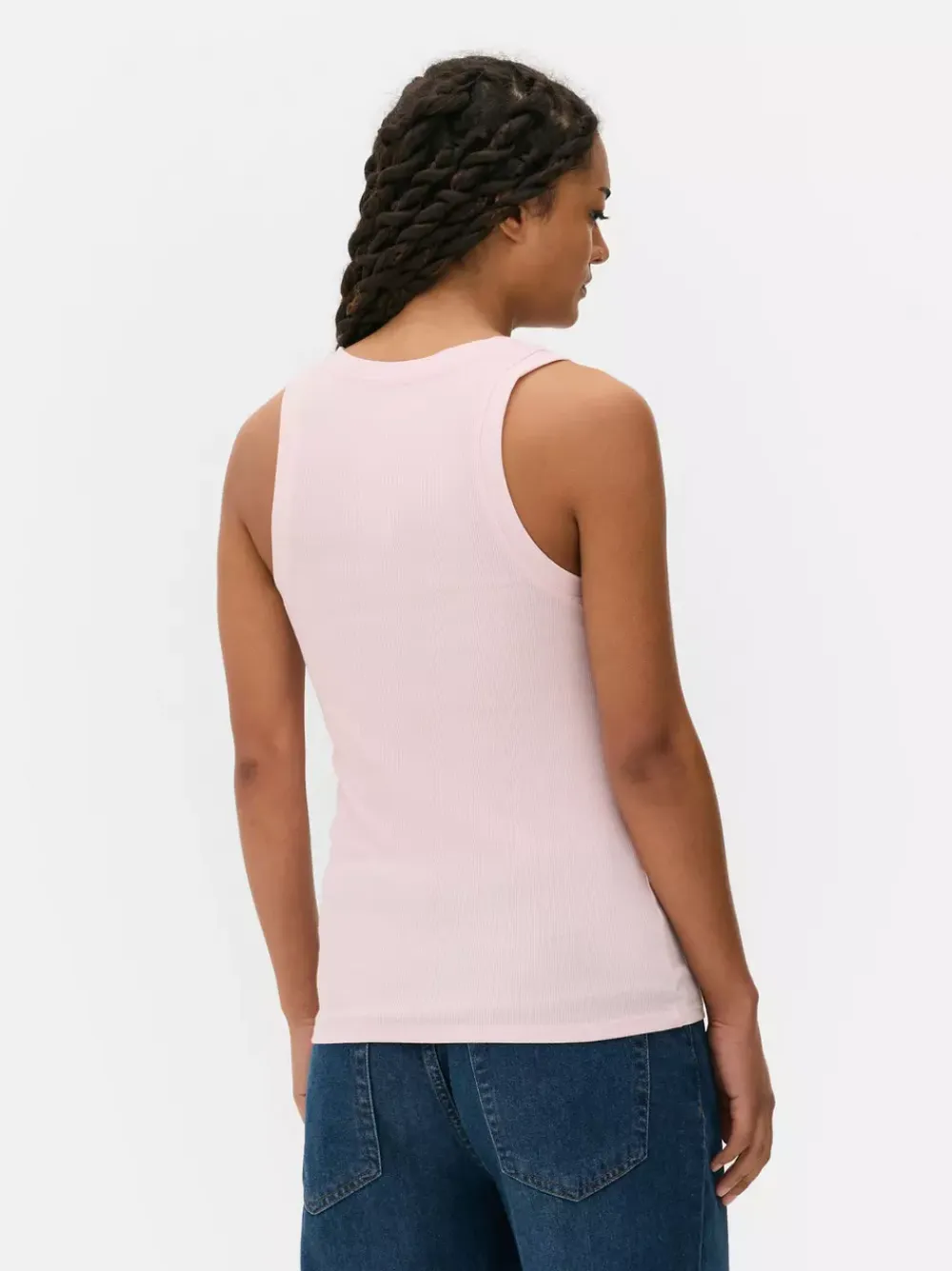 Primark Topy I T-Shirty<Dżersejowa koszulka prążkowana bez rękawów