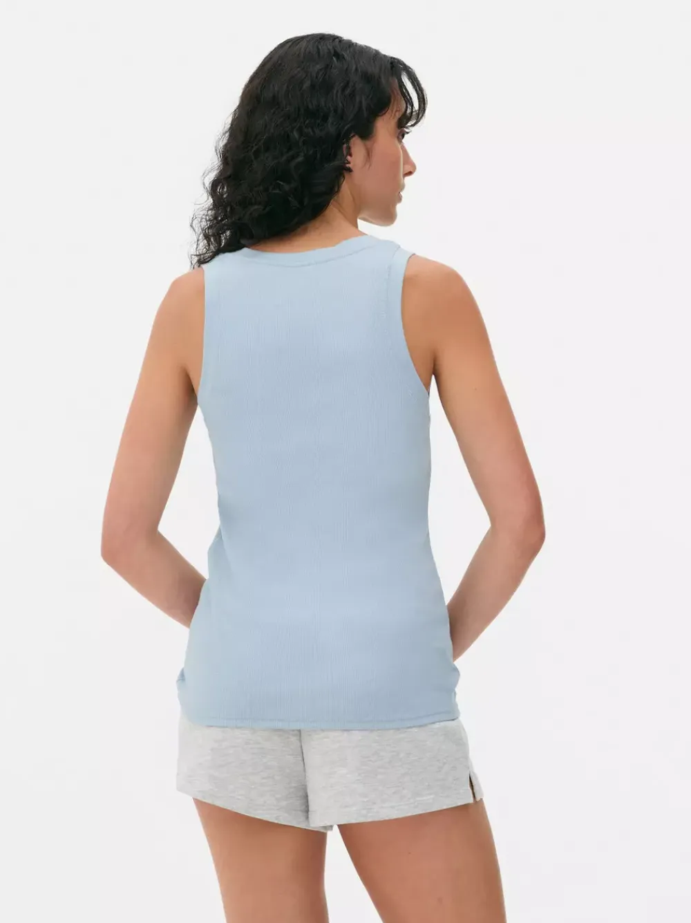 Primark Topy I T-Shirty<Dżersejowa koszulka prążkowana bez rękawów