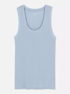 Primark Topy I T-Shirty<Dżersejowa koszulka prążkowana bez rękawów