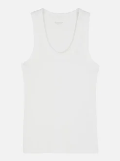 Primark Topy I T-Shirty<Dżersejowa koszulka prążkowana bez rękawów
