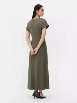 Primark Sukienki<Dżersejowa sukienka midi z krótkim rękawem The Edit