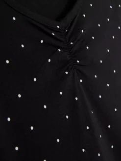 Dzieci Primark Sukienki<Dżersejowa sukienka w kropki z dekoltem w serek