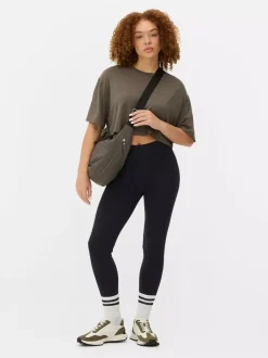 Primark Spodnie I Legginsy<Dżersejowe legginsy z wysokim stanem