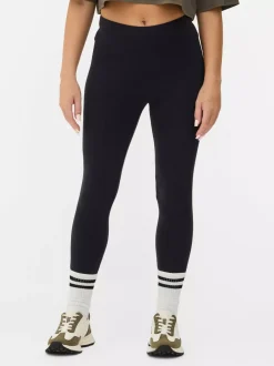 Primark Spodnie I Legginsy<Dżersejowe legginsy z wysokim stanem