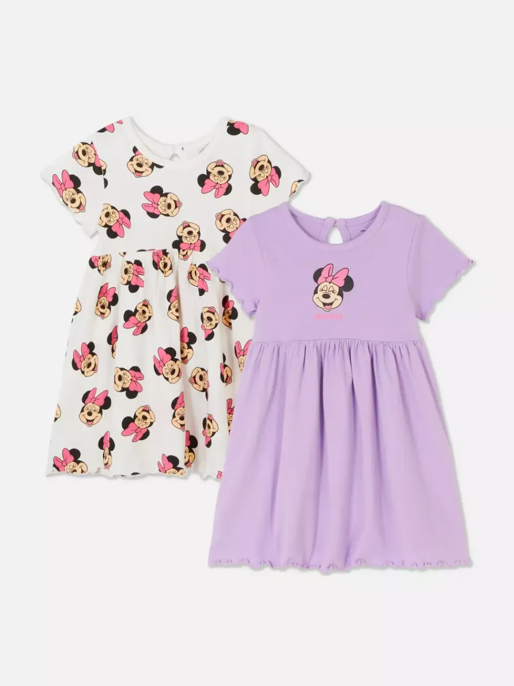 Primark Sukienki I Spódnice<Dżersejowe sukienki z Myszką Minnie Disneya, 2 szt.