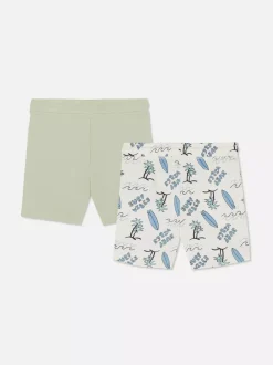 Dzieci Primark Szorty<Dżersejowe szorty ściągane sznurkiem, 2 pary