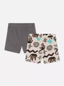 Dzieci Primark Szorty<Dżersejowe szorty ściągane sznurkiem, 2 pary