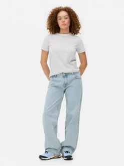 Primark Topy I T-Shirty<Dżersejowy niezbędny T-shirt z krótkim rękawem