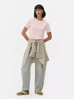 Primark Topy I T-Shirty<Dżersejowy niezbędny T-shirt z krótkim rękawem