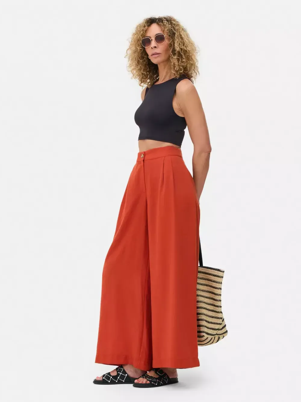 Primark Topy I T-Shirty<Dżersejowy top bez rękawów z efektem drugiej skóry