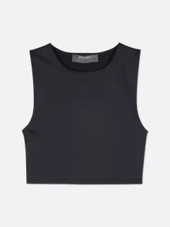 Primark Topy I T-Shirty<Dżersejowy top bez rękawów z efektem drugiej skóry