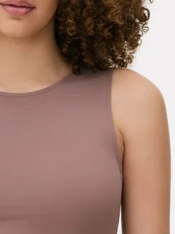 Primark Topy I T-Shirty<Dżersejowy top bez rękawów z efektem drugiej skóry