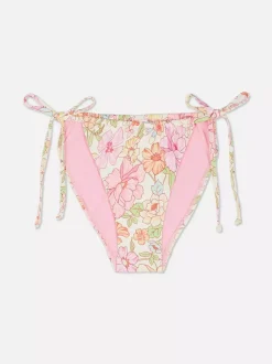 Primark Stroje Kąpielowe I Plażowe<Dół od bikini z wiązaniem po bokach w kwiaty