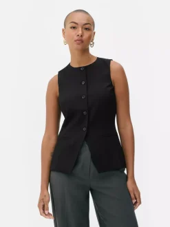 Primark Marynarki<Długa kamizelka z okrągłym dekoltem
