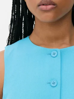 Primark Marynarki<Długa kamizelka z okrągłym dekoltem