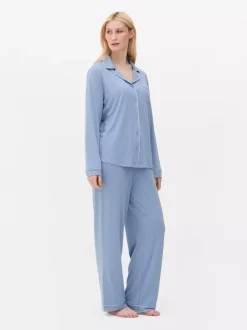 Primark Zestawy Piżamowe<Długa piżama w stylu boyfriend