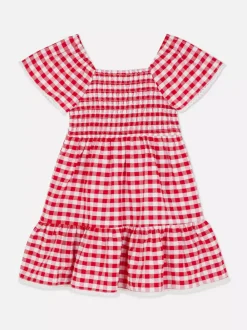 Dzieci Primark Sukienki<Dwuwarstwowa sukienka w kratę vichy