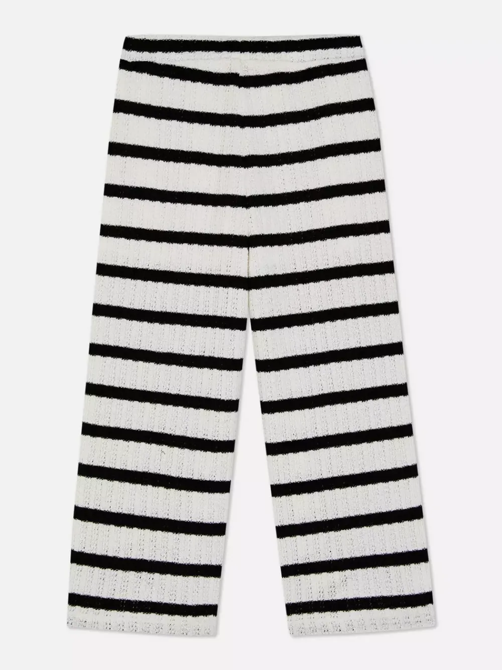Dzieci Primark Spodnie I Legginsy<Dzianinowe spodnie w paski ze sznurkiem