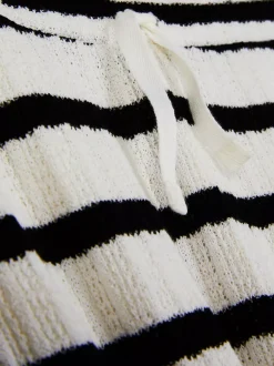 Dzieci Primark Spodnie I Legginsy<Dzianinowe spodnie w paski ze sznurkiem
