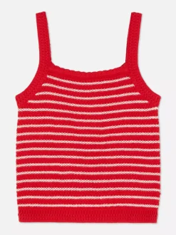Dzieci Primark Topy I T-Shirty<Dzianinowy top bez rękawów w paski