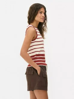 Primark Topy I T-Shirty<Dzianinowy top bez rękawów z okrągłym dekoltem