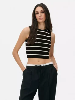 Primark Swetry I Kardigany<Dzianinowy top bez rękawów z okrągłym dekoltem