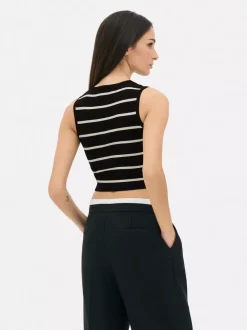 Primark Swetry I Kardigany<Dzianinowy top bez rękawów z okrągłym dekoltem