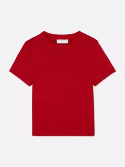 Dzieci Primark Topy I T-Shirty<Dzianinowy top z okrągłym dekoltem