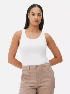 Primark Topy I T-Shirty<Elastyczna koszulka bez rękawów z głębokim dekoltem