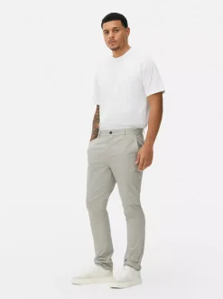 Primark Garnitury I Eleganckie Ubrania|Spodnie<Elastyczne chinosy o kroju slim