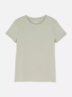 Primark Topy I T-Shirty<Elastyczny T-shirt z krótkim rękawem