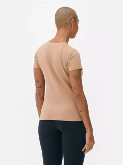 Primark Topy I T-Shirty<Elastyczny T-shirt z krótkim rękawem