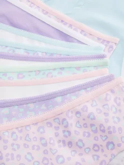 Dzieci Primark Bielizna<Figi biodrówki z nadrukiem w panterkę, 10 par